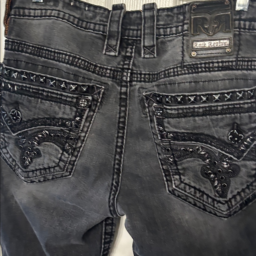 Rock Revival Gerald Slim Stretch Jean 34 - Picture 9 of 9